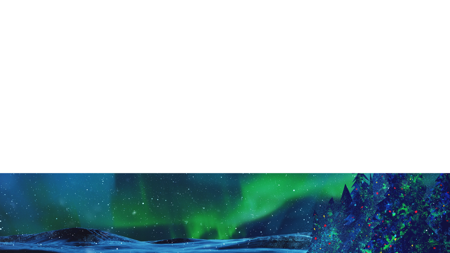 Glorious Christmas Lower Third Full Blank Large