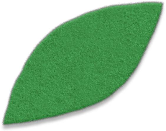 Palm Sunday Flannelgraph Leaf 1