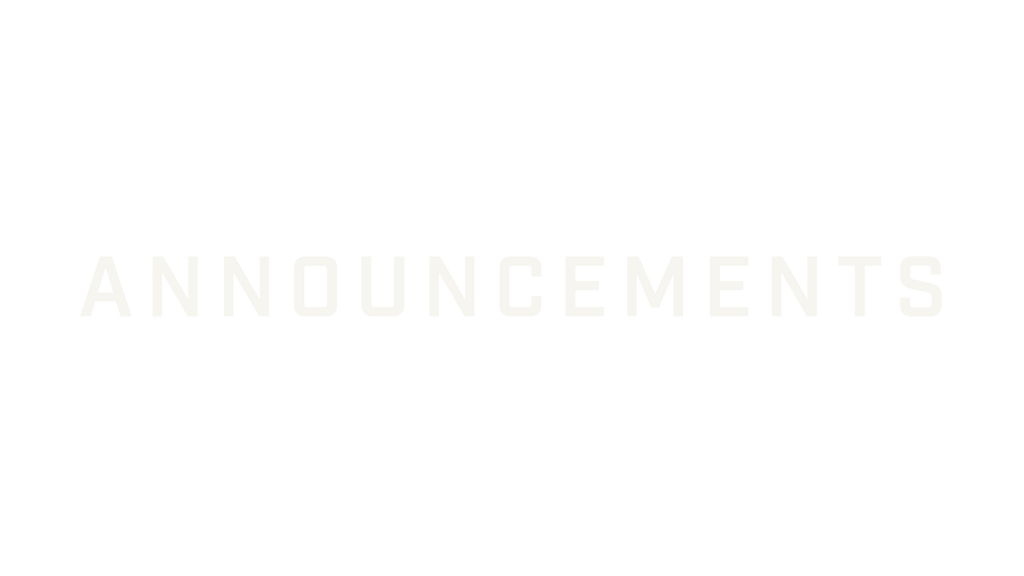 Cloudscape Announcements