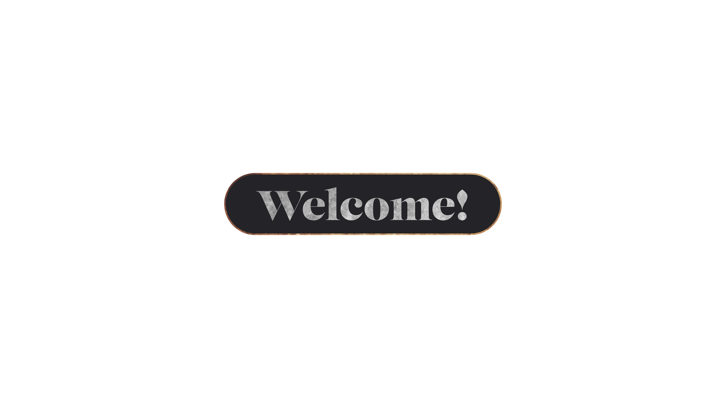 Advent Glitter Welcome