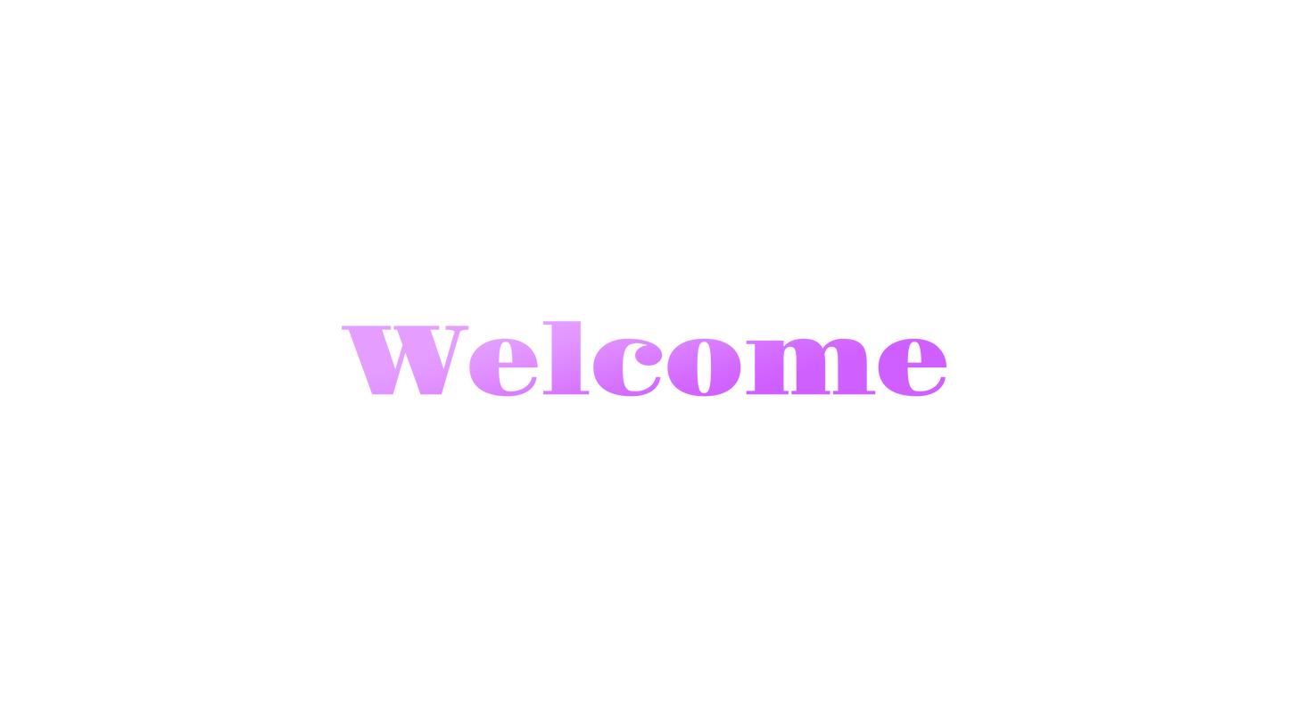 Newness Welcome