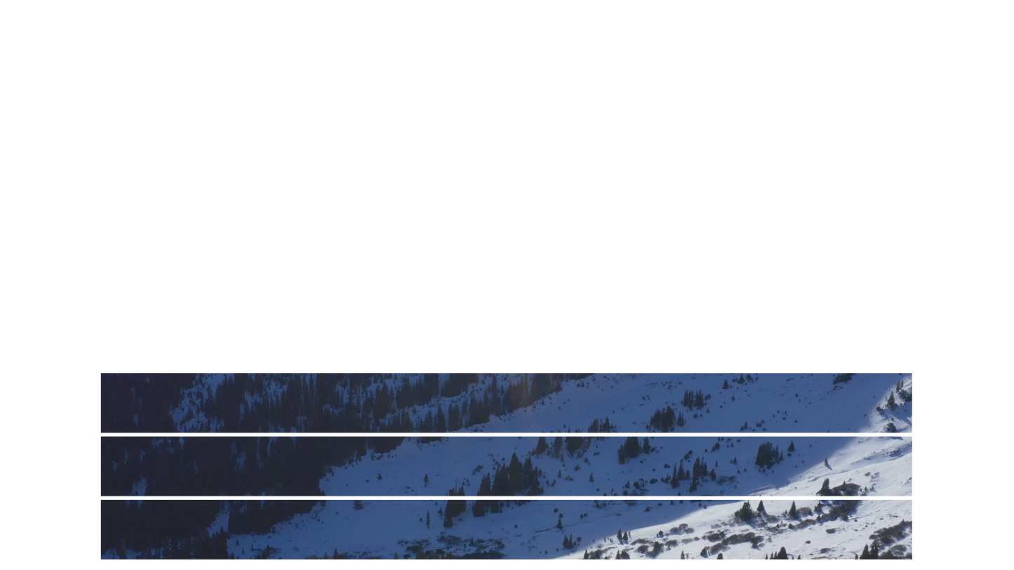 Mountain Snow Lower Third Blank 03