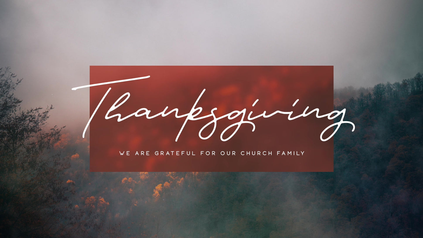Deep Autumn Thanksgiving
