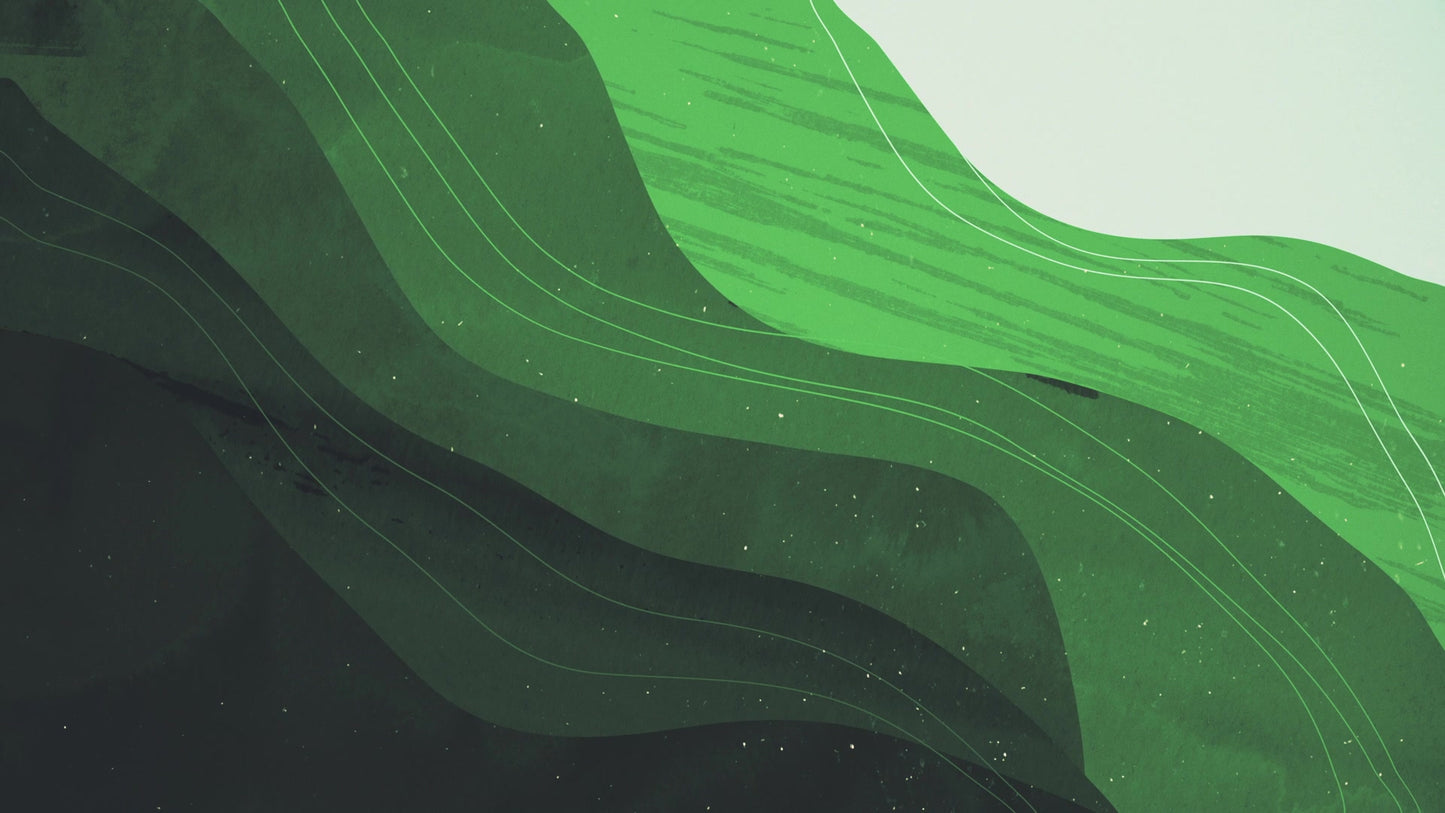 Holy Week Waves Green