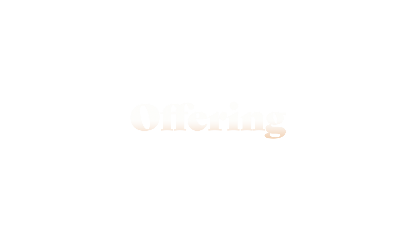 Morning Coffee Offering