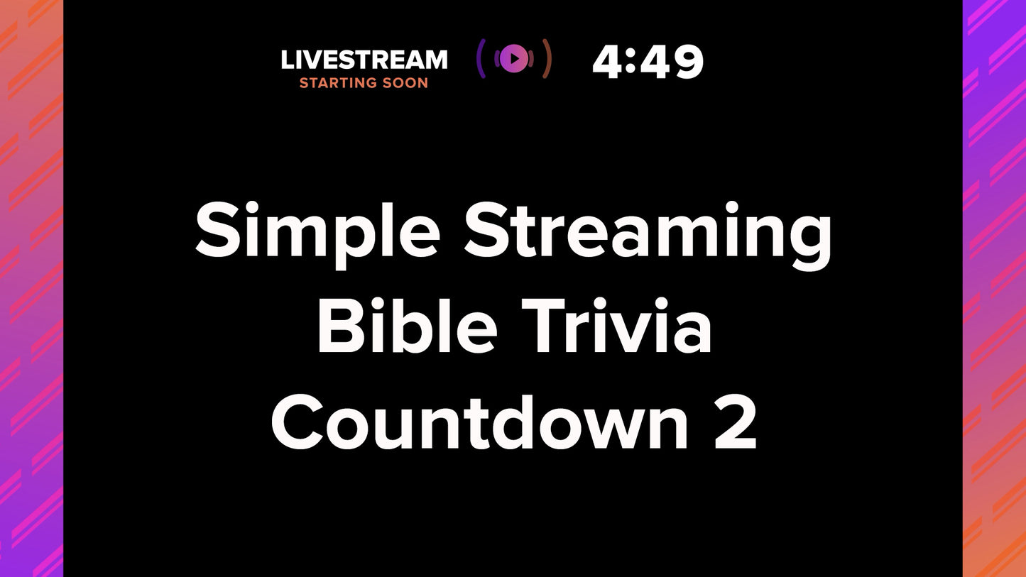 Simple Streaming 2 Countdown