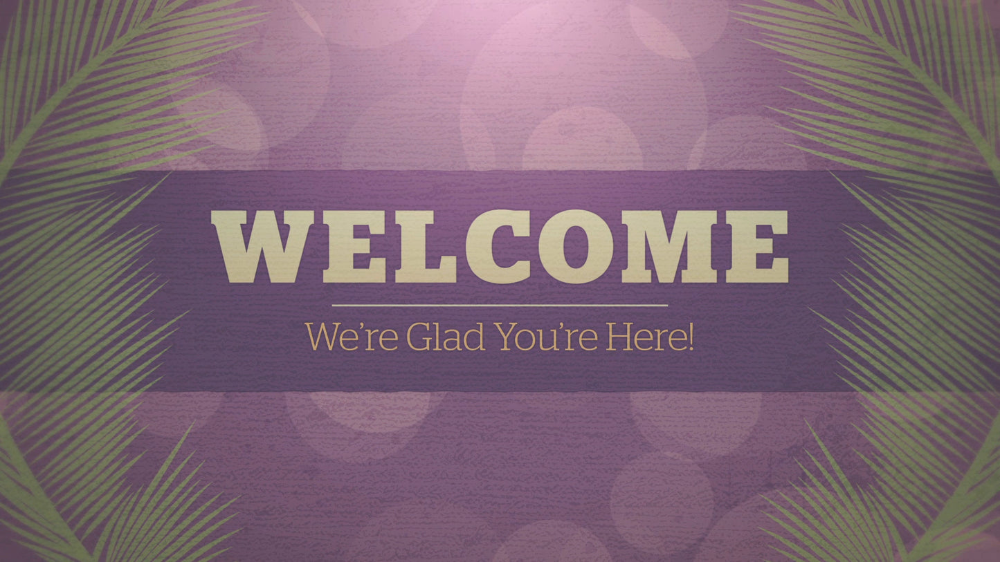 Palm Sunday Bokeh Welcome 01 Still
