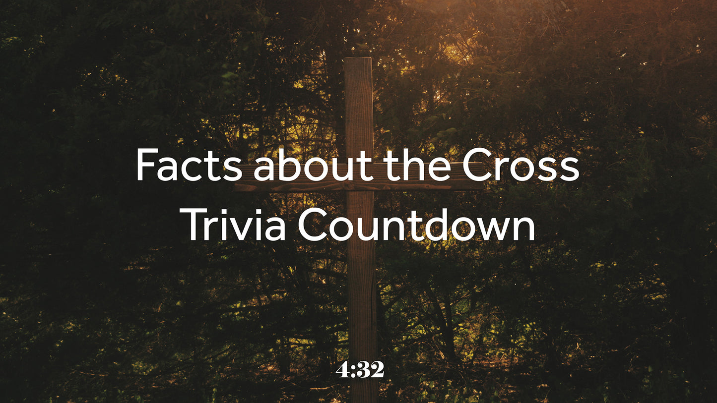 Nature Cross Trivia Countdown