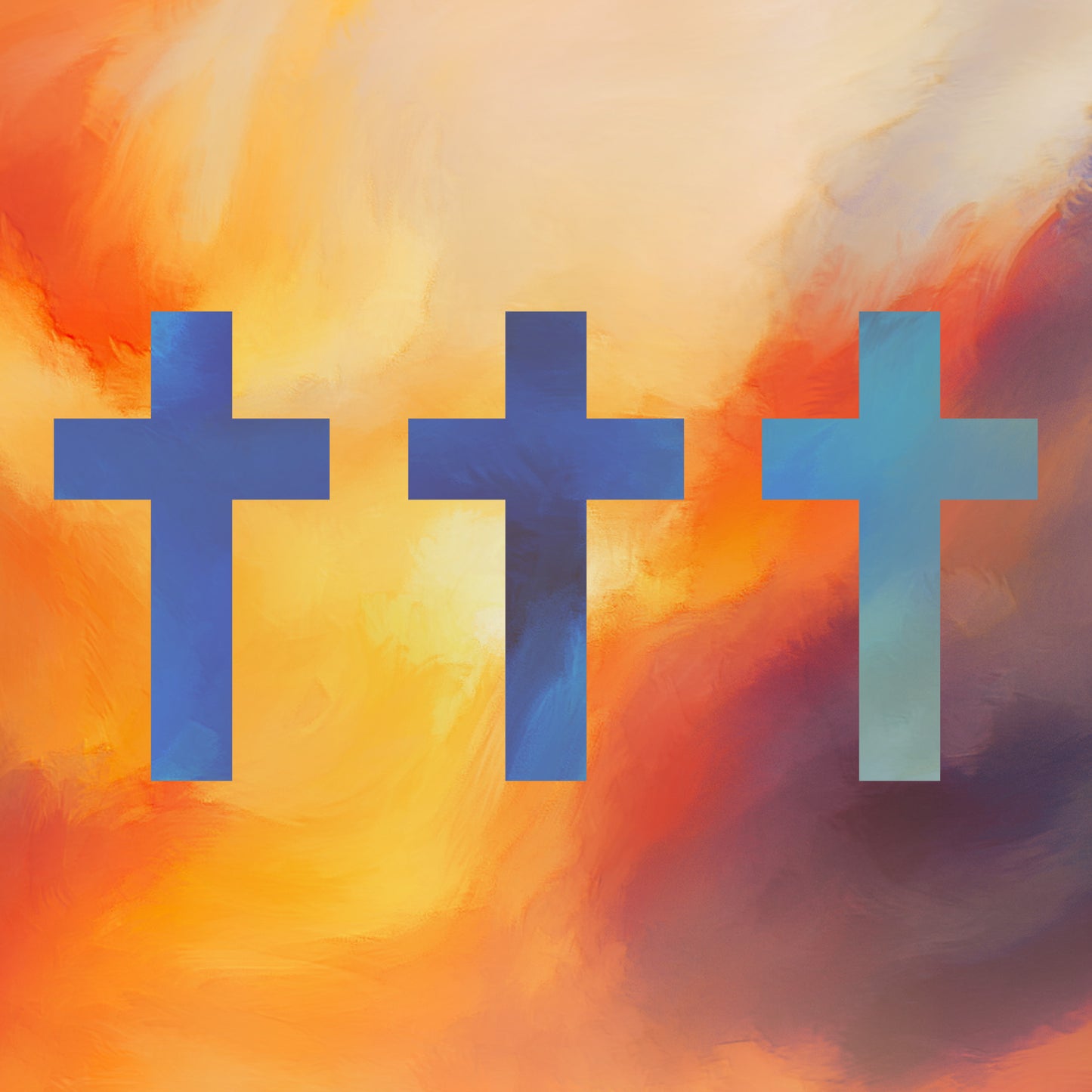Painted Easter Crosses