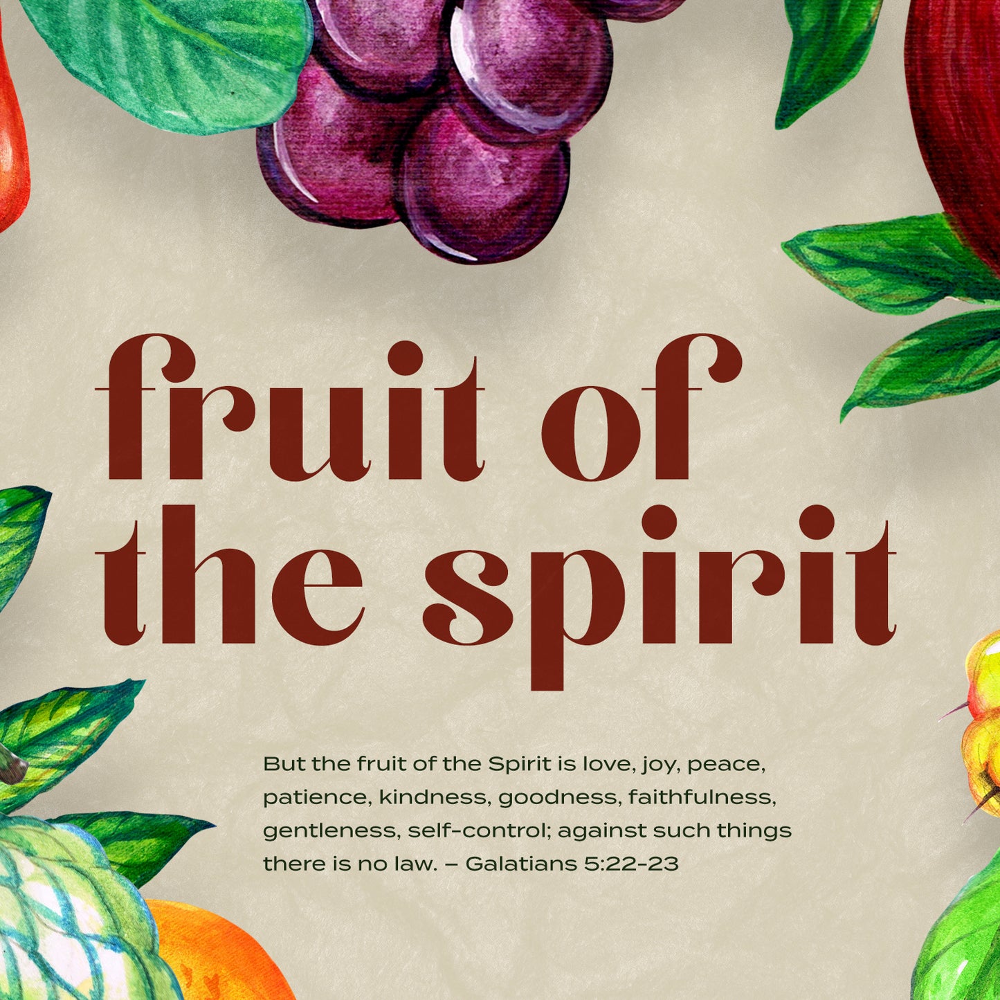 Fruite of the Spirit
