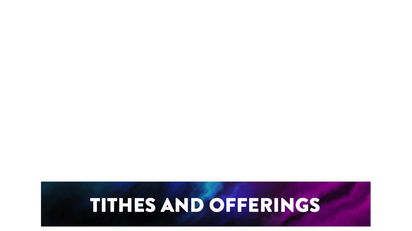 Easter Paint Lower Third Tithes Offering
