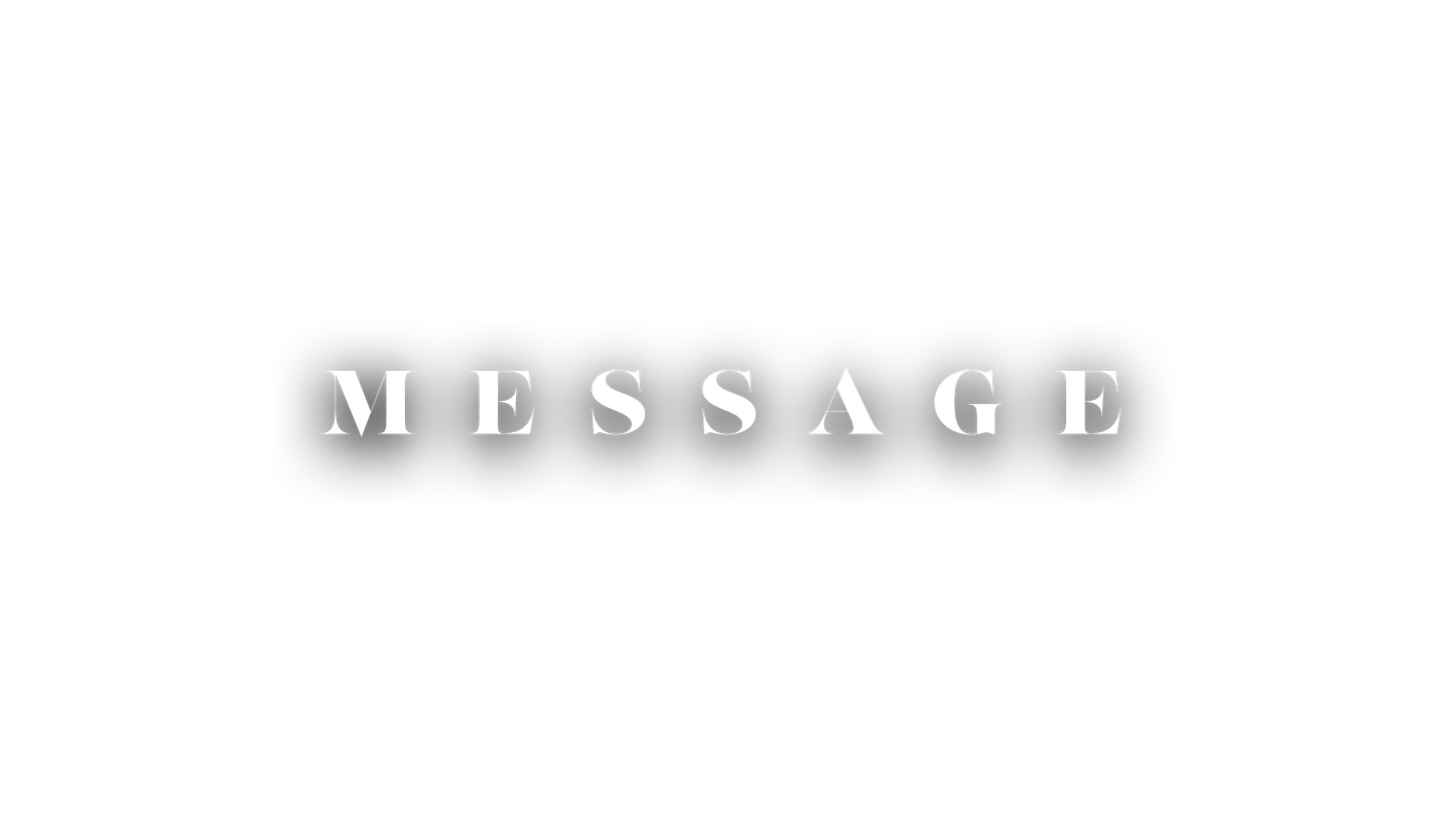 Iconic Glass Message