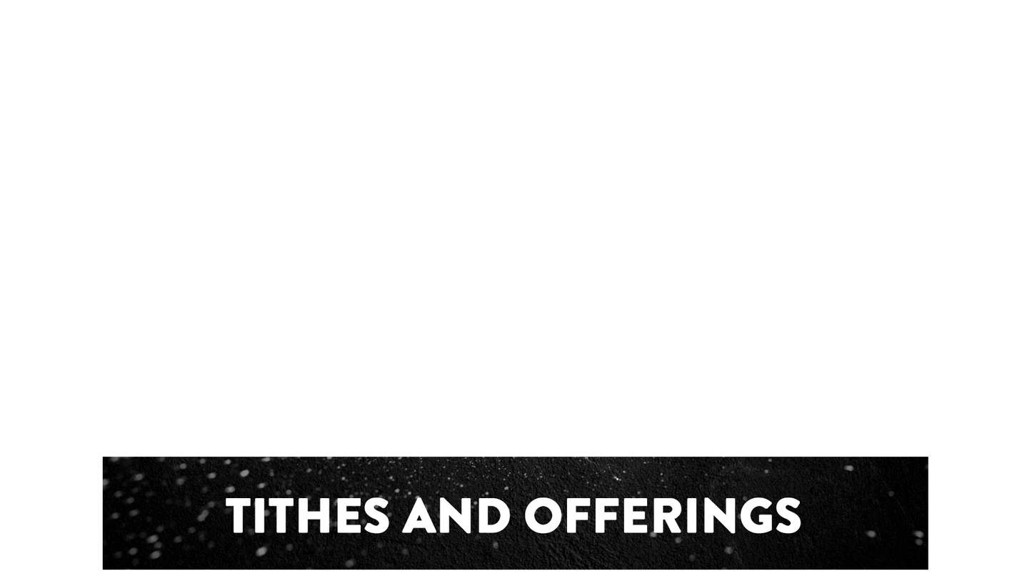 Lent 2024 Lower Third Tithes Offering