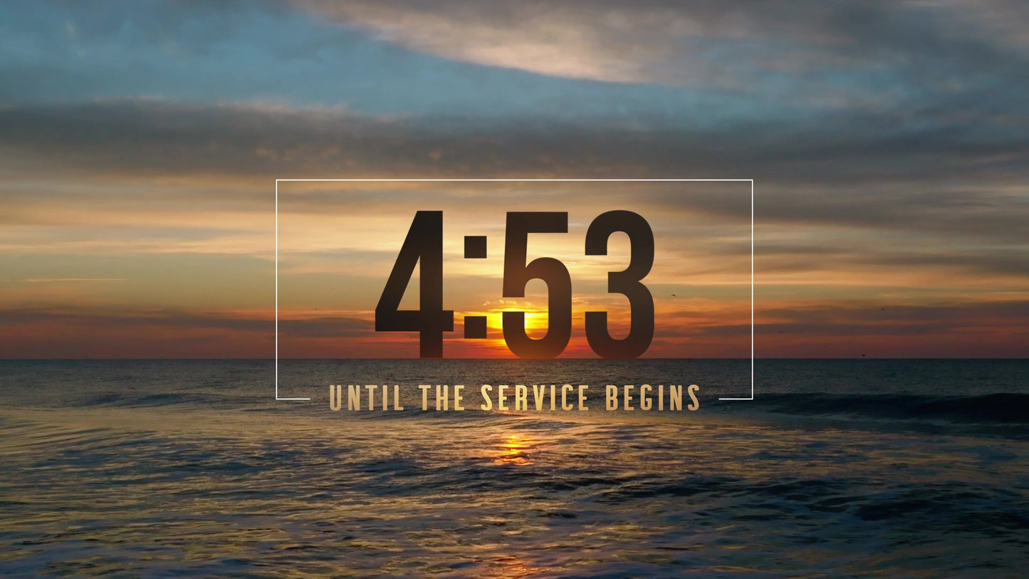 Sunrise Ocean Countdown