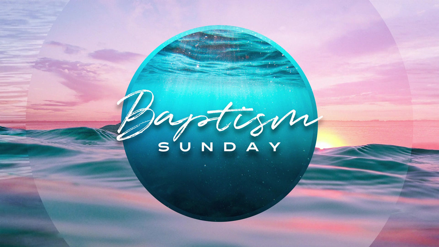 Redemption Baptism Sunday Title