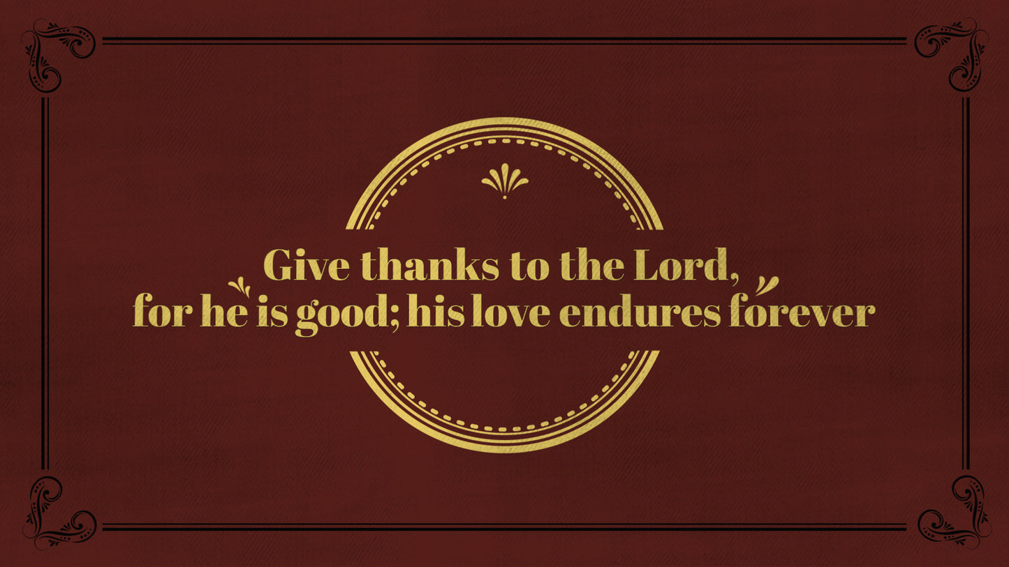 Classic Give Thanks