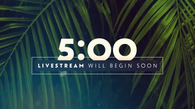Palm Sunday Streaming Livestream Countdown
