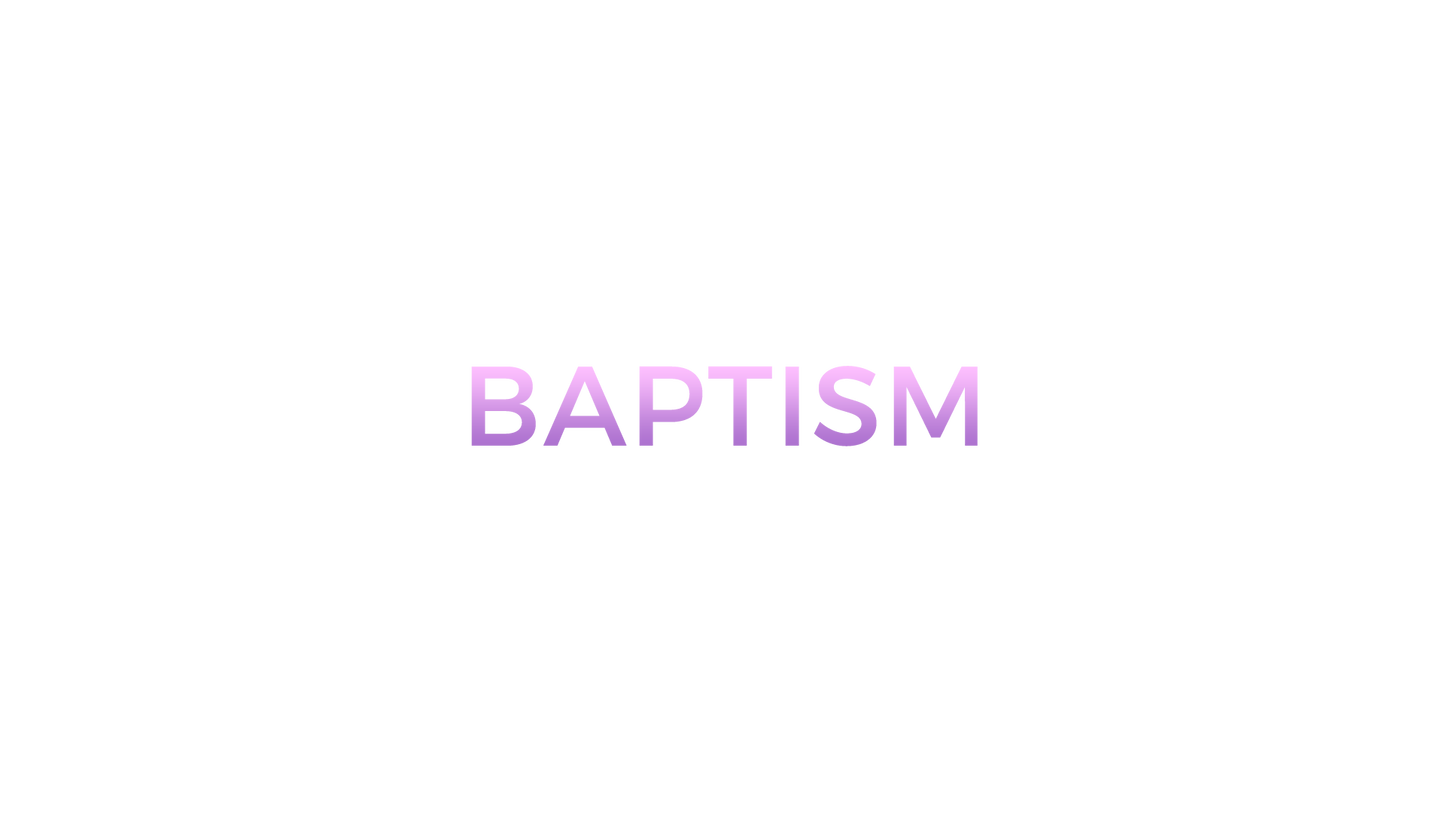 Ambient Streaks Baptism