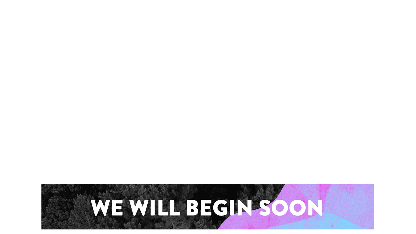 Vibrant Nature B Lower Third We Will Begin Soon