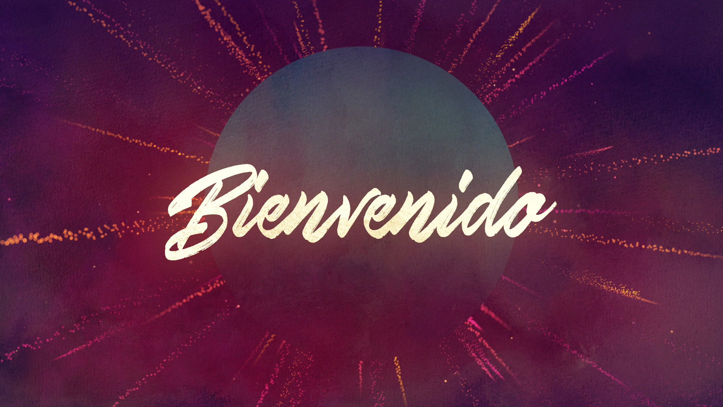 Particle Rays Easter Welcome (Spanish) Still