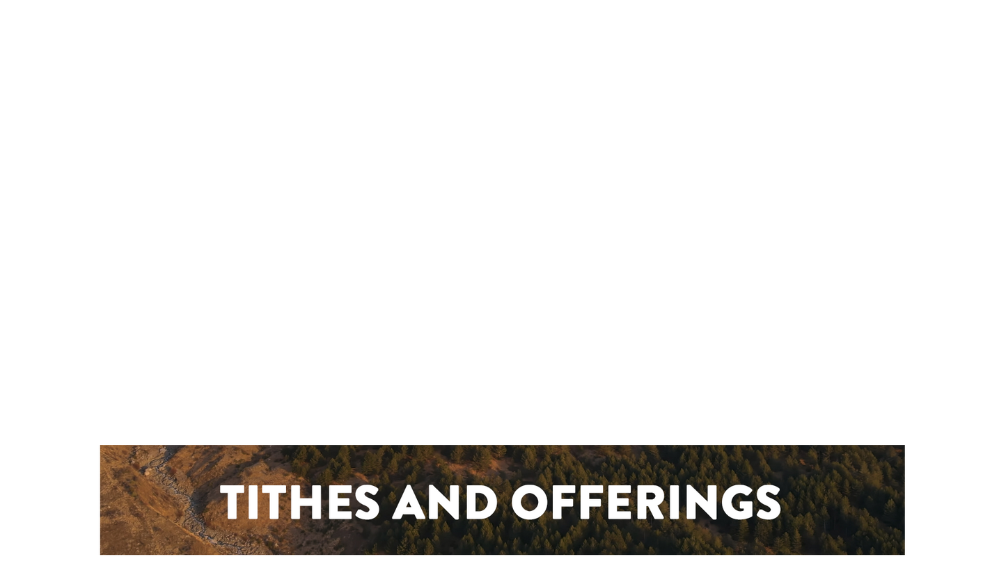 Erseke Mountains Lower Third Tithes Offering