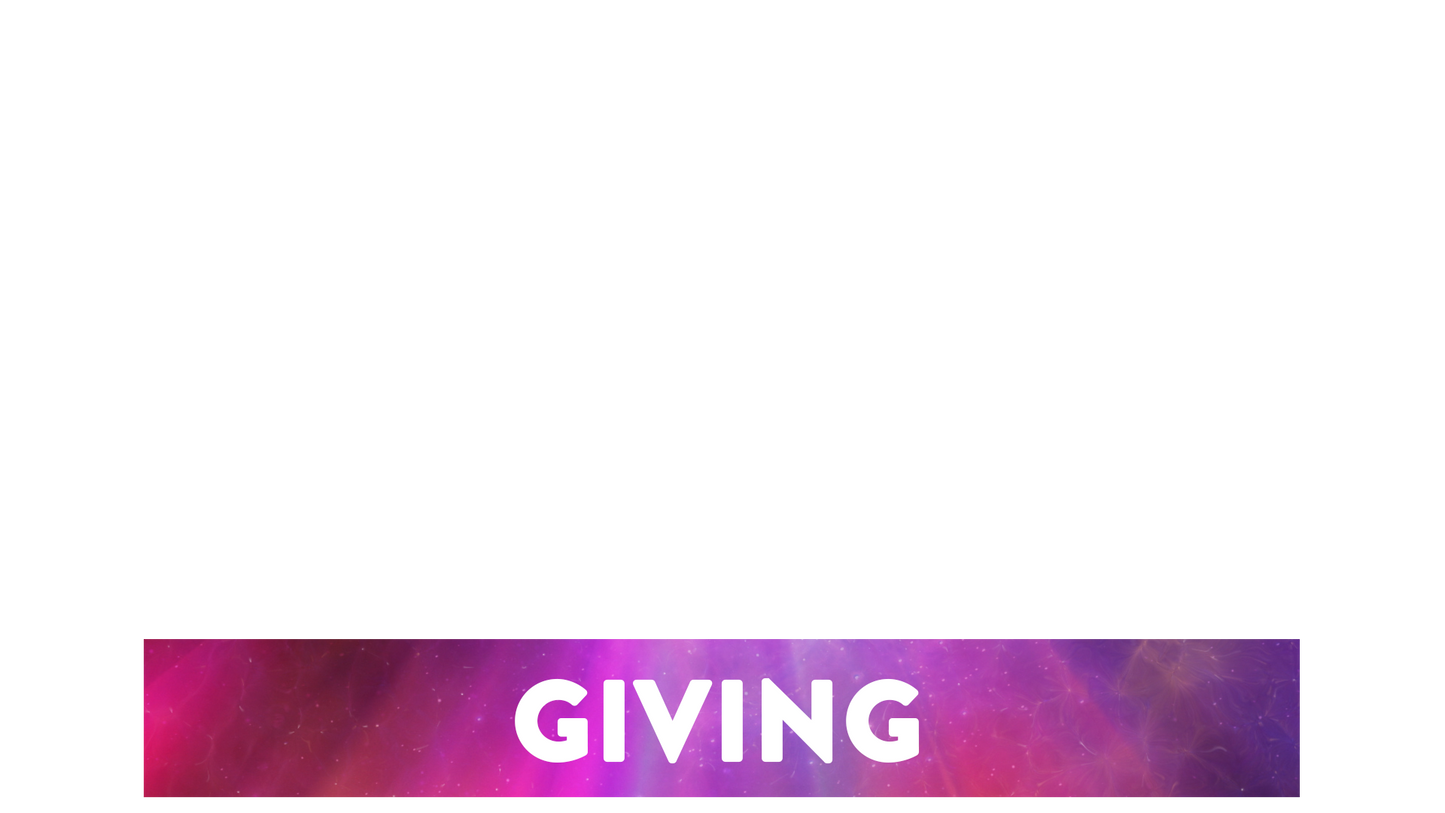 Universe Glow Lower Third Giving