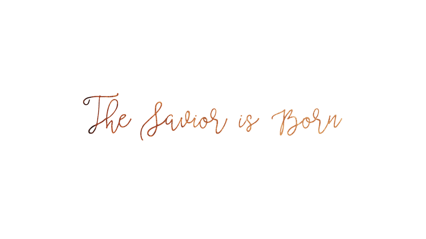 Christmas Candles Savior