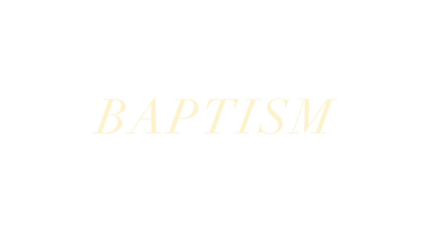 Thanksgiving Table Bapism