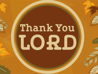 Thank You Lord