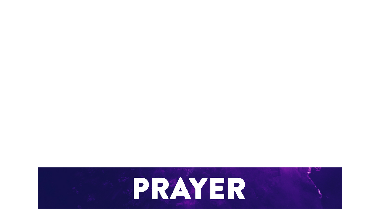 Amethyst Glow Lower Third Prayer