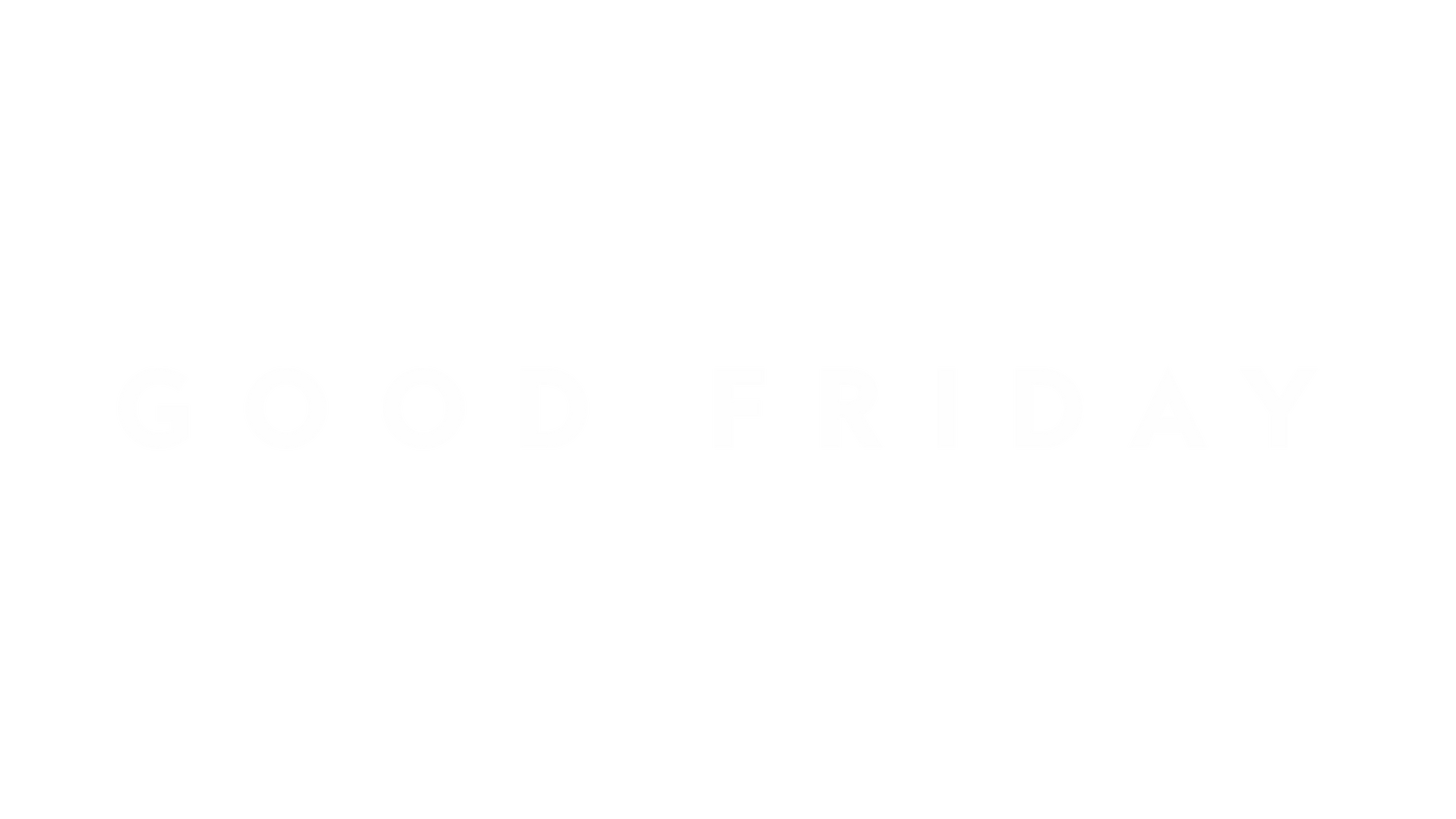 Holy Week Glow Good Friday