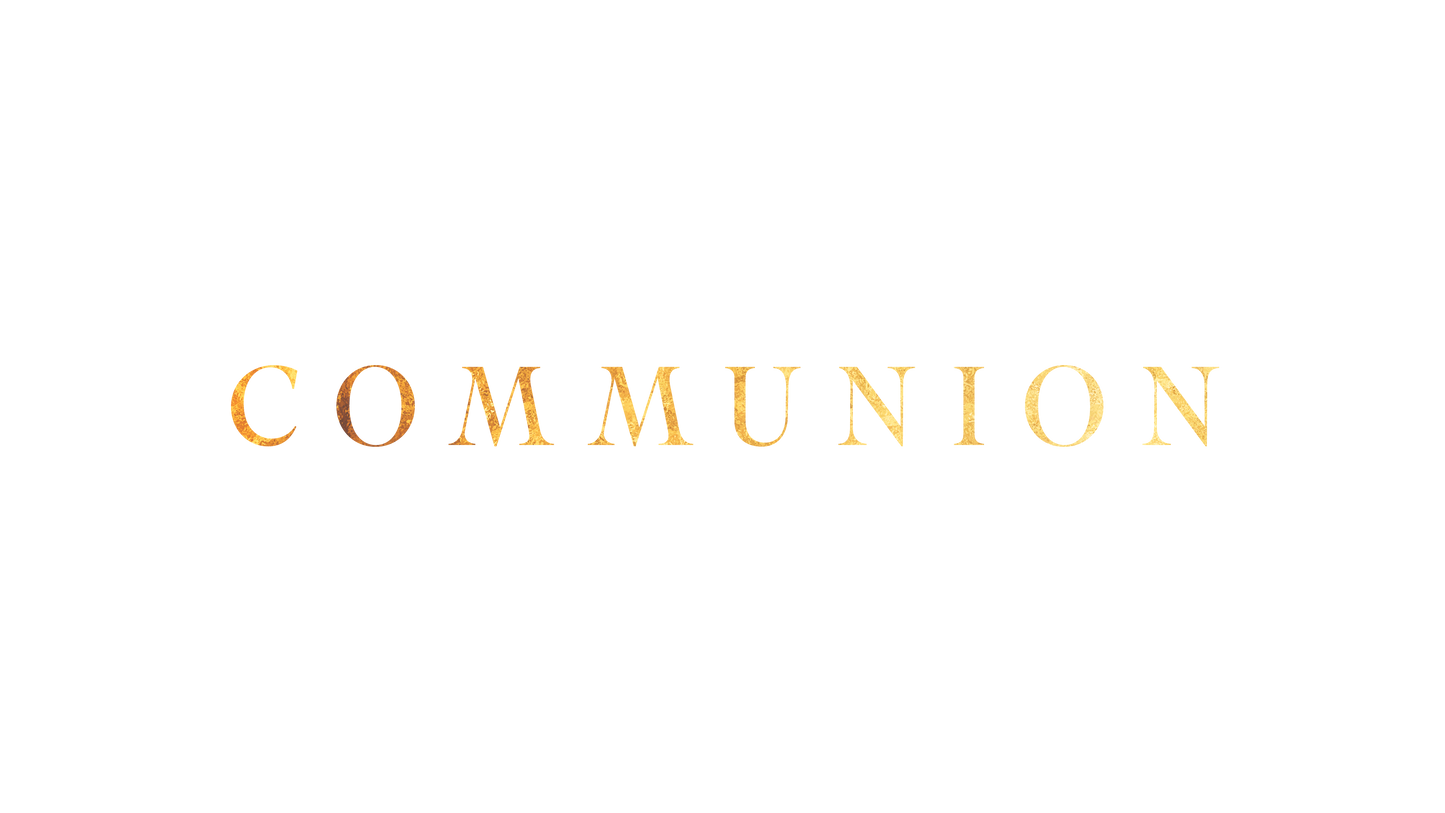 Christmas Shimmer Communion
