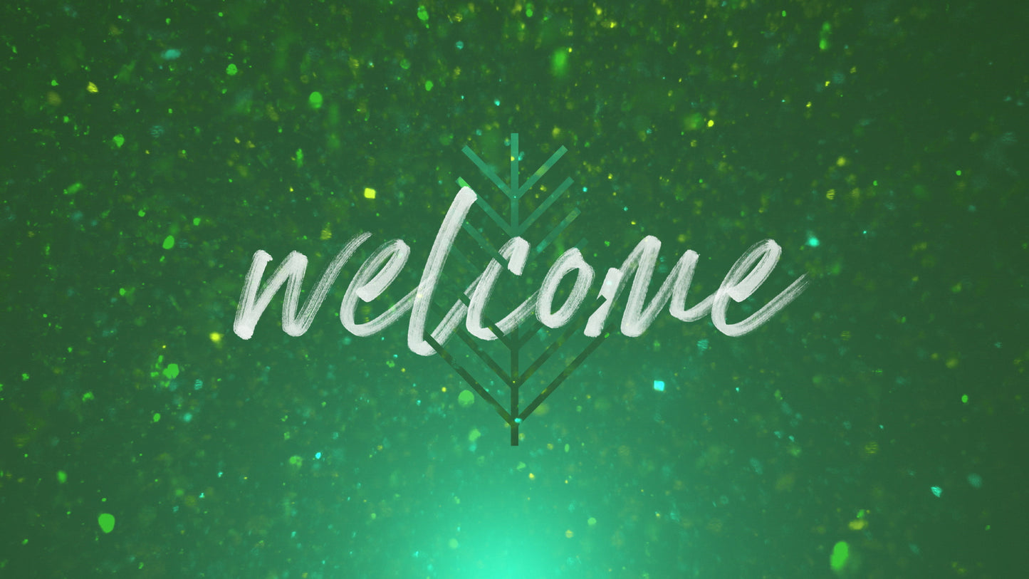 Glimmer Dust Palm Sunday Welcome Still