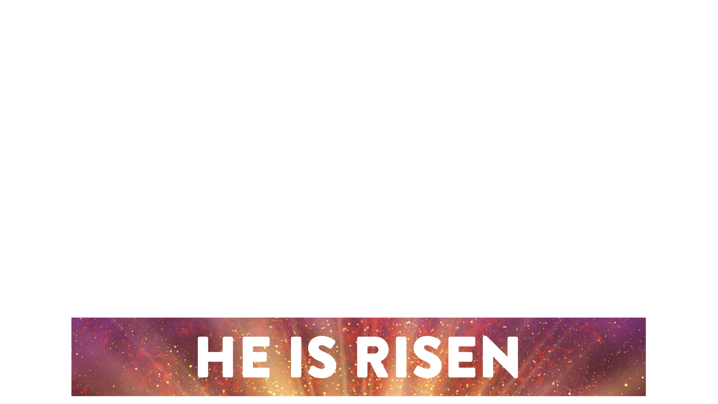 Easter Risen Again Lower Third He Is Risen
