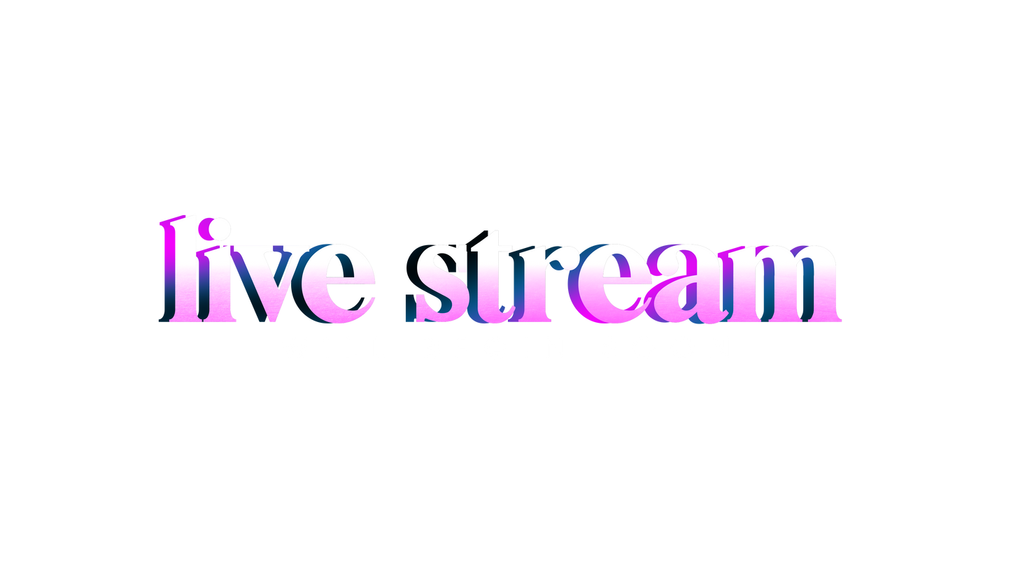 Wooden Gradients Live Stream