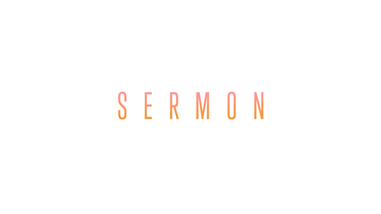 Fall Kickoff Sermon