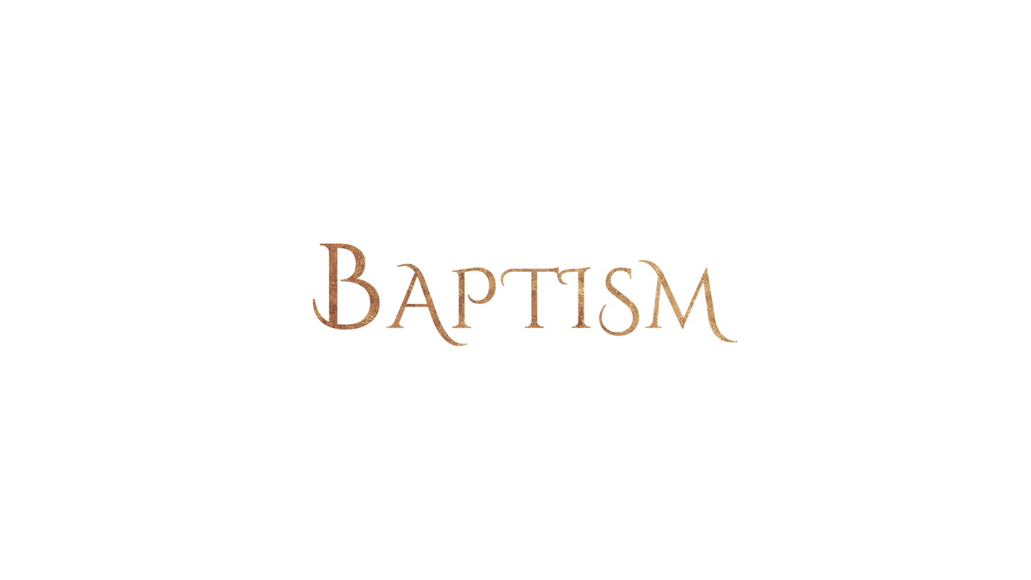 Sparkly Christmas Baptism