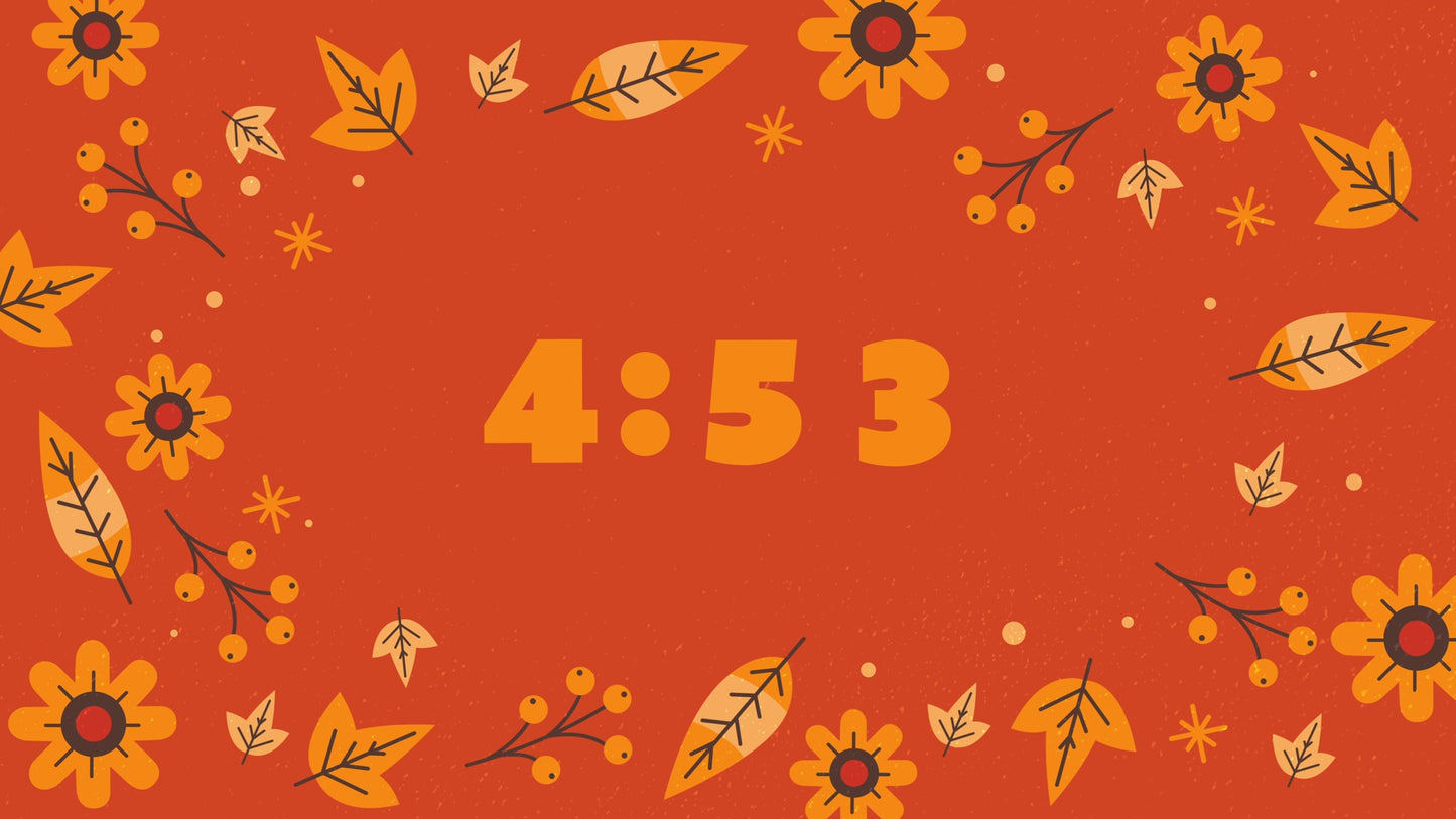 Thanksgiving Leaves Countdown