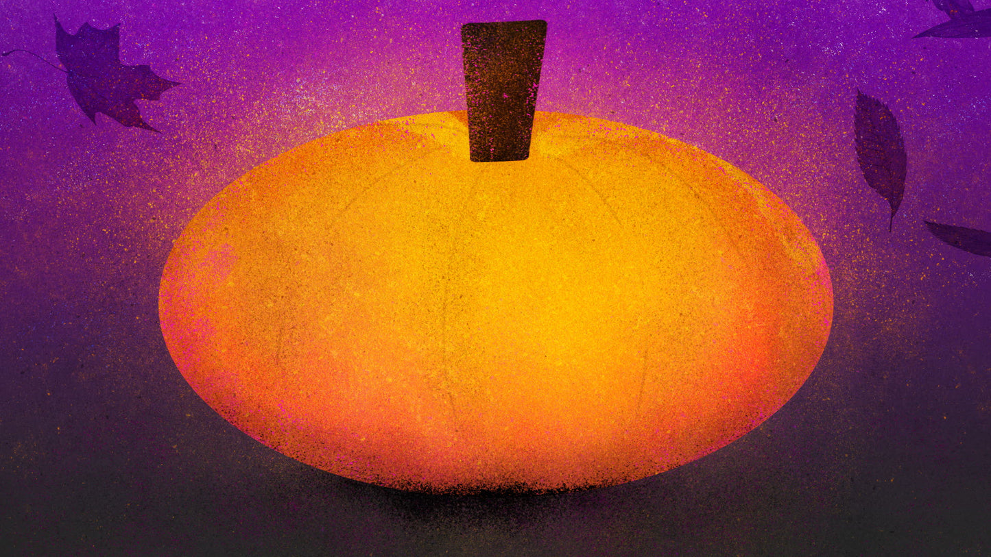 Painted Autumn Pumpkin 02 Still