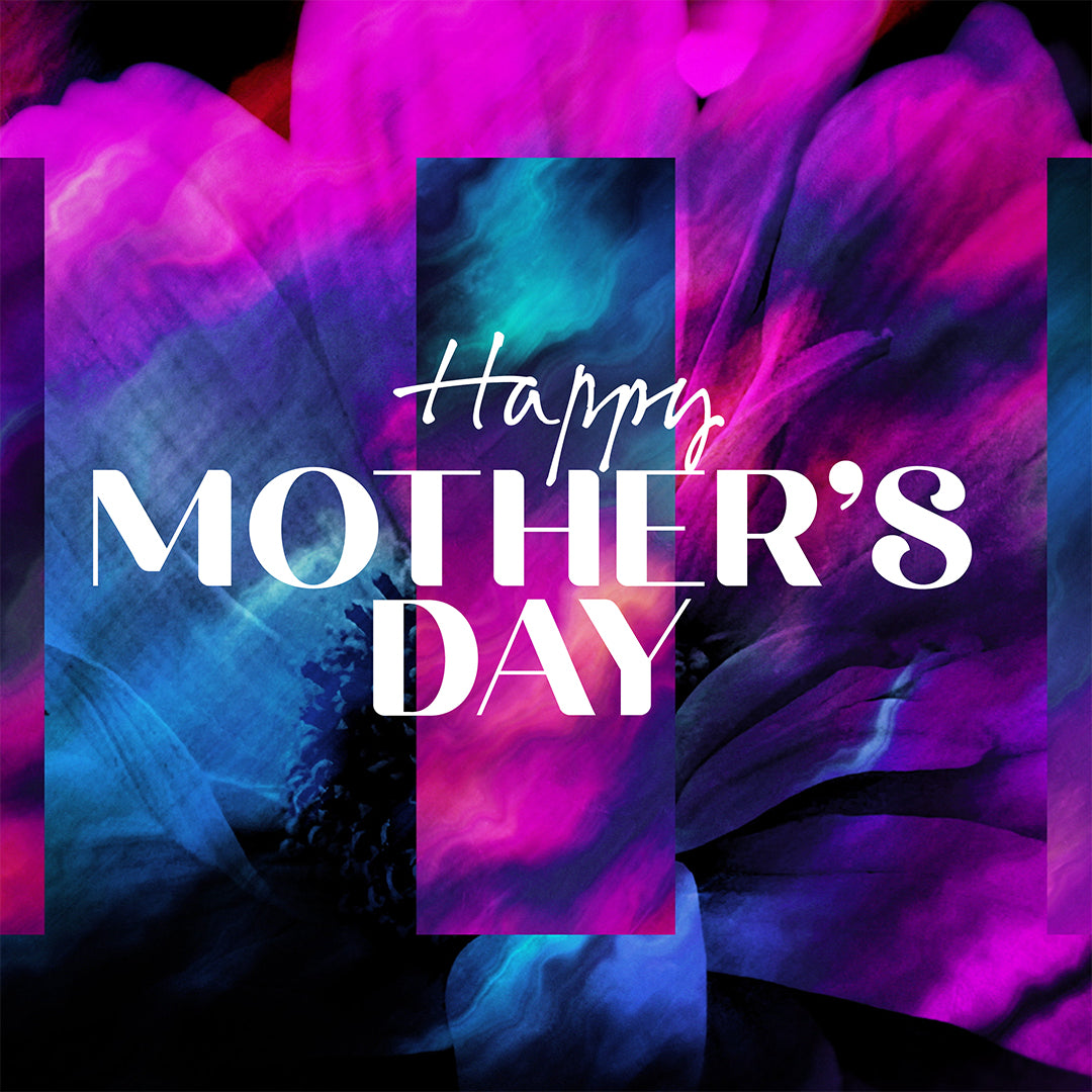 Painted Flowers Mothers Day Blank