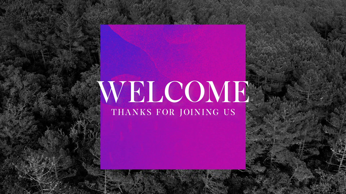 Vibrant Nature B Welcome