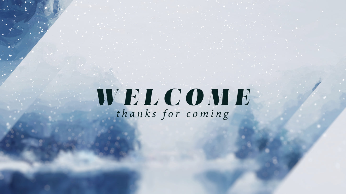 Let It Snow Welcome