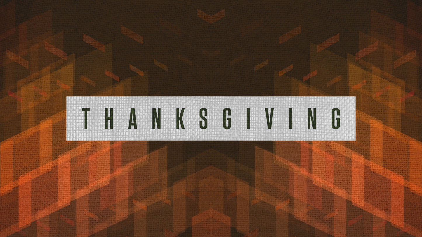 Burlap Patterns Thanksgiving Still