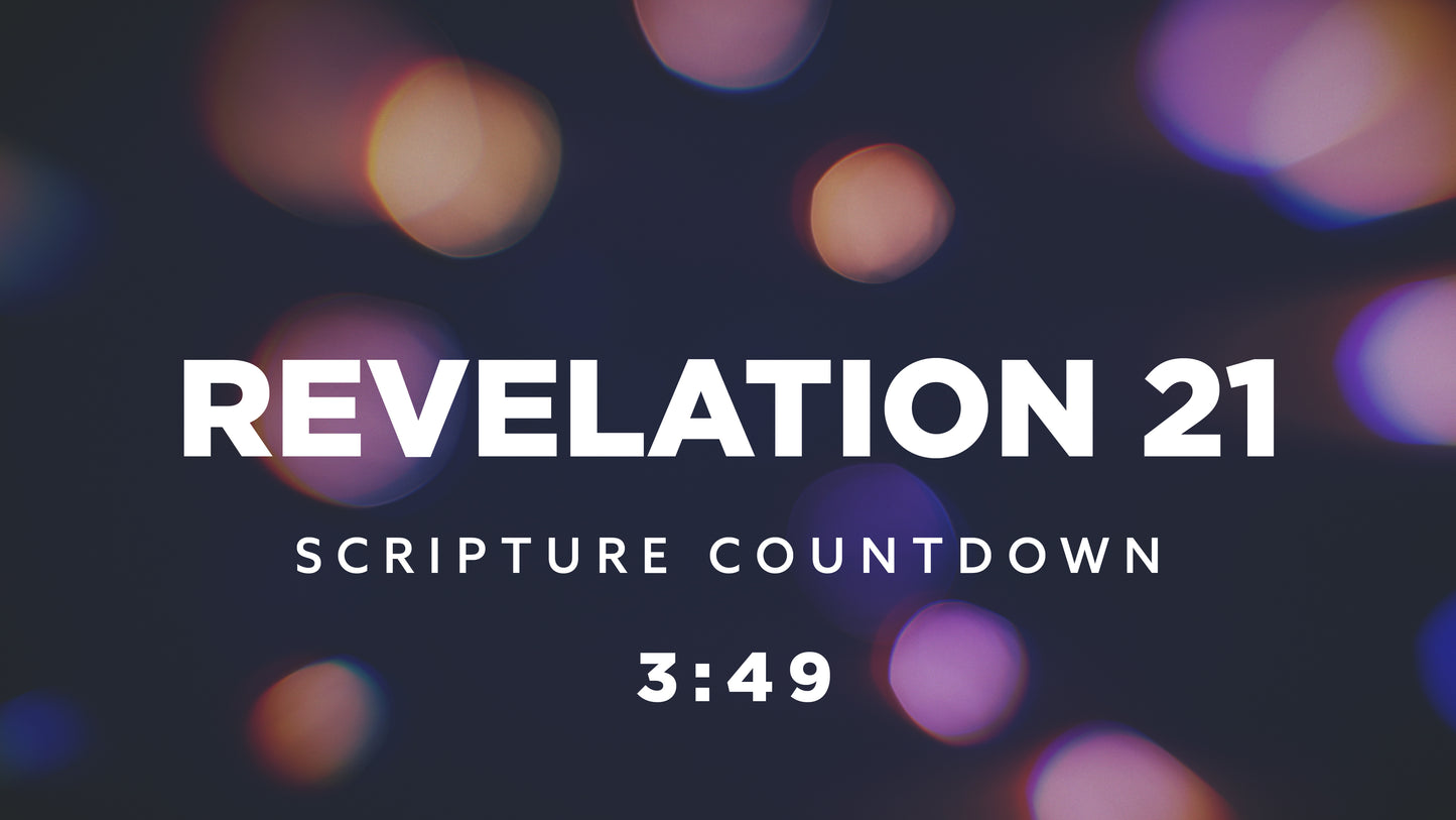 Revelation 21 Scripture Countdown