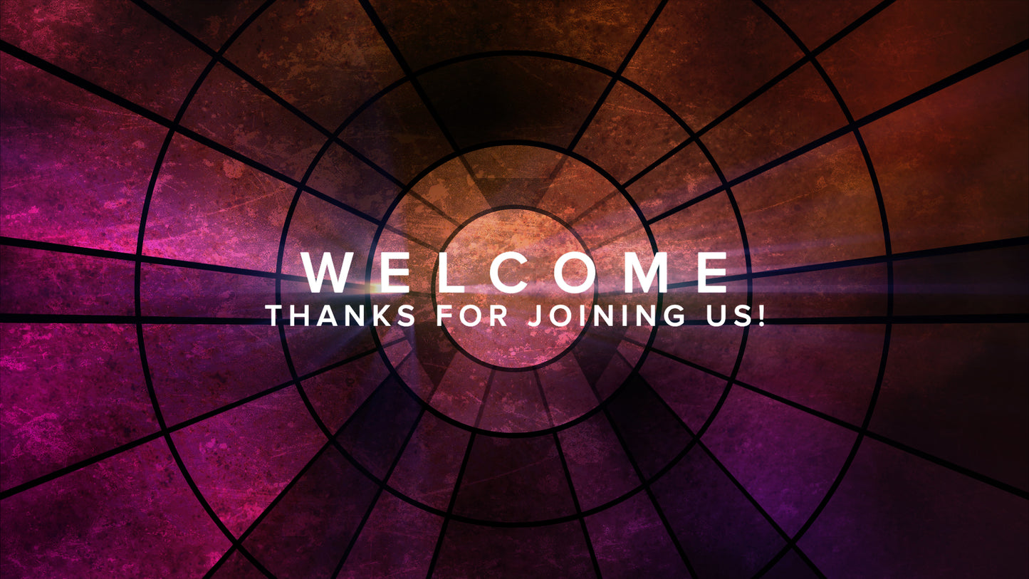 Stained Glass Welcome