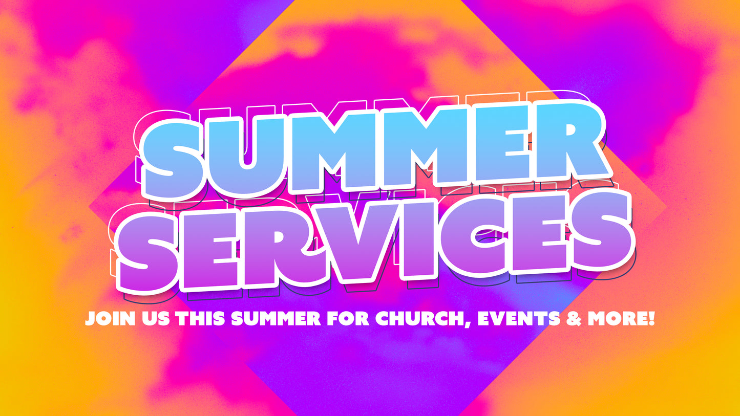Summer Services Neon Clouds Sermon