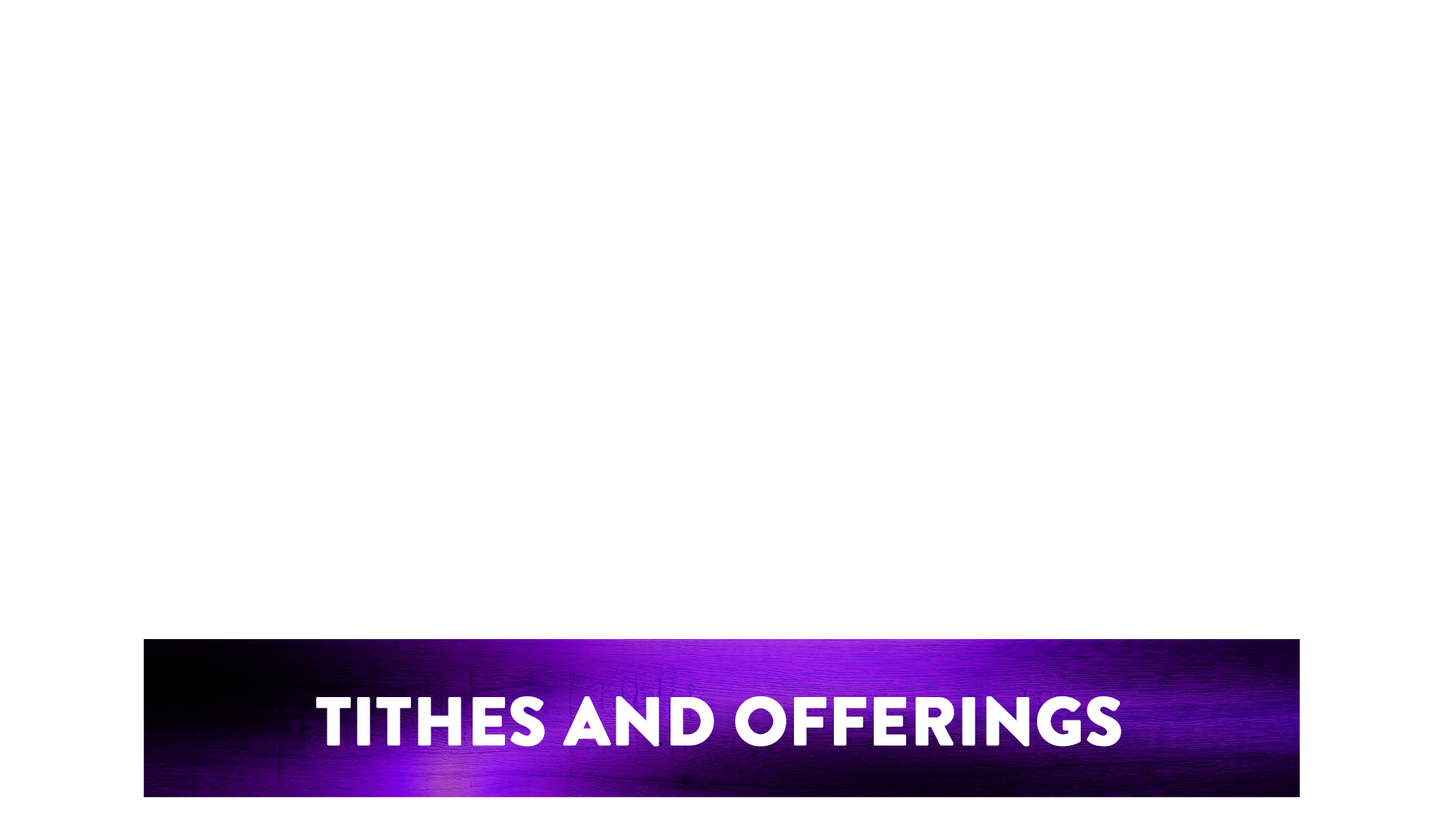 Wooden Gradients Lower Third Tithes Offering