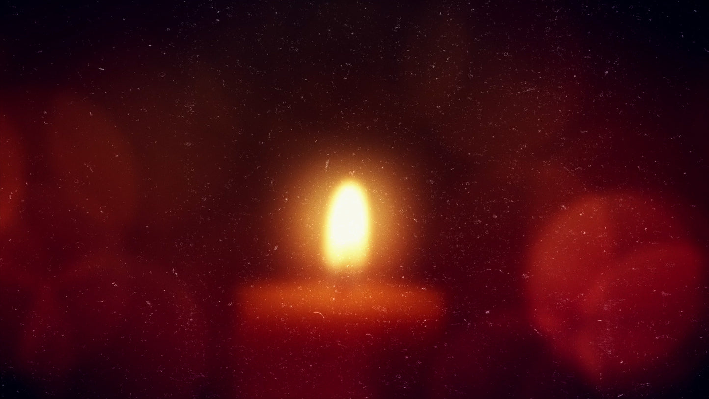 Warm Advent Glow Candle 02 Still