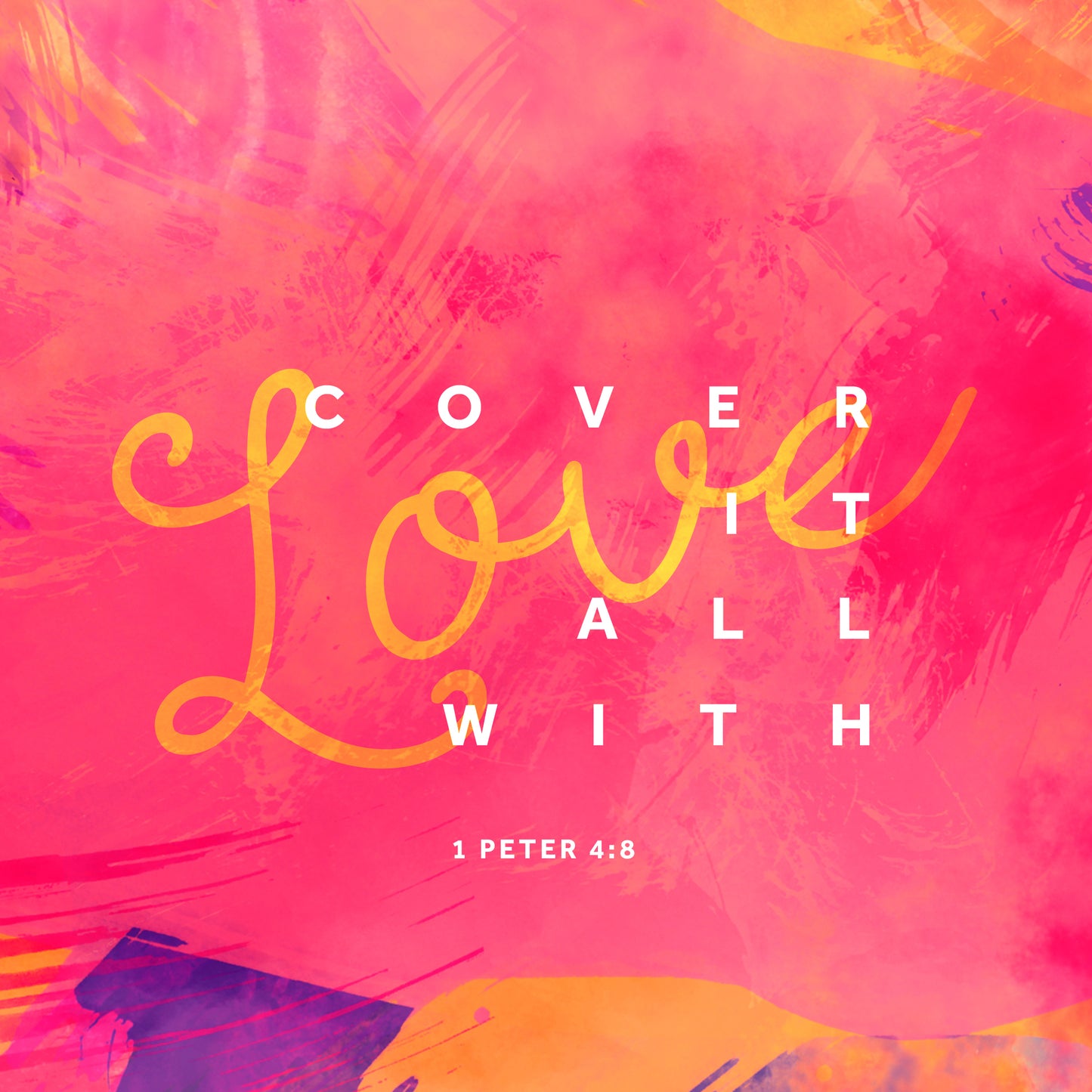 Color Splash Cover With Love