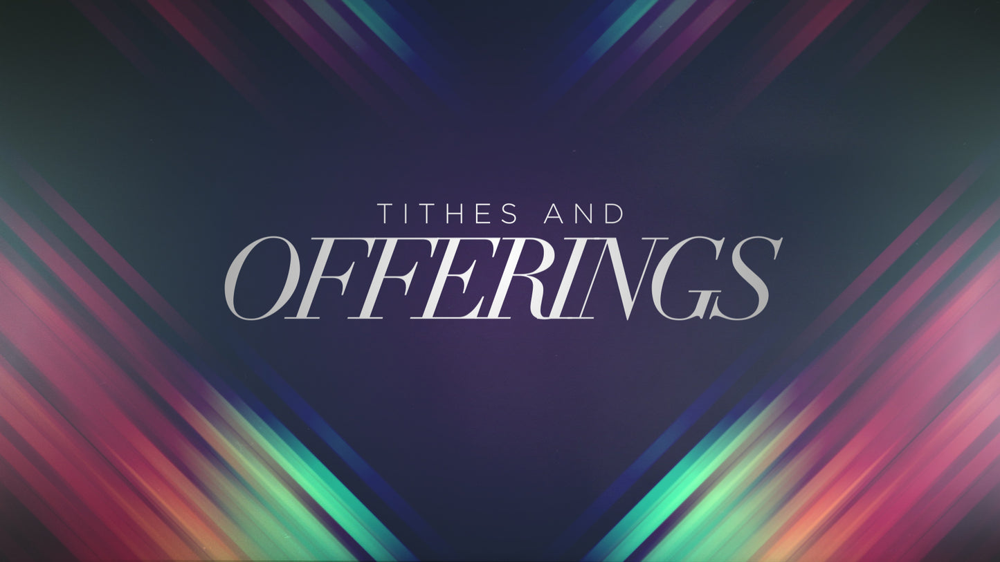 Vibrant Prisms Tithes & Offerings Still